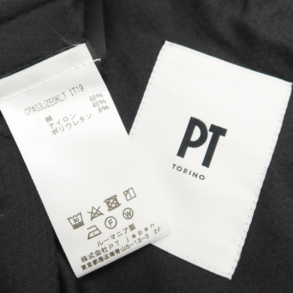 【中古】ピーティートリノ PT TORINO コットンナイロン カジュアルスラックス パンツ グレー【サイズ50】【GRY】【S/S/A/W】【状態ランクB】【メンズ】【768972】