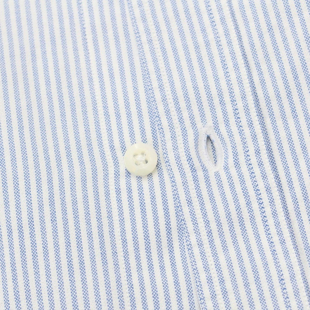 【中古】ボルゾネッラ BOLZONELLA オックスフォード ストライプ BDシャツ ホワイトxブルー【サイズ41】【BLU】【S/S/A/W】【状態ランクC】【メンズ】【768988】