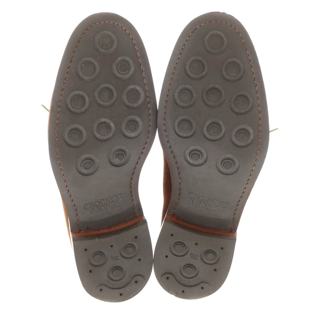 【中古】クロケットアンドジョーンズ CROCKETT&JONES CHERTSEY 3 スエード チャッカブーツ ブラウン【サイズ7E】【BRW】【S/S/A/W】【状態ランクC】【メンズ】【768887】