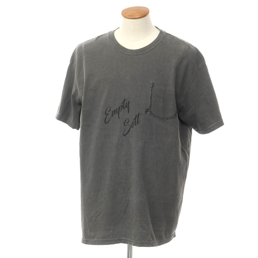 中古】エンプティー セット EMPTY SETT コットン 半袖 クルーネック Ｔ