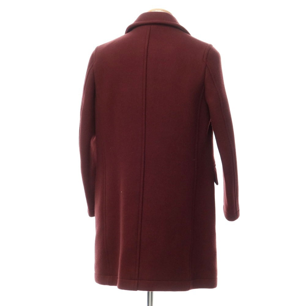 【中古】ユナイテッドトウキョウ UNITED TOKYO ウール ピーコート ボルドー【サイズ1】【RED】【A/W】【状態ランクB】【メンズ】【768888】