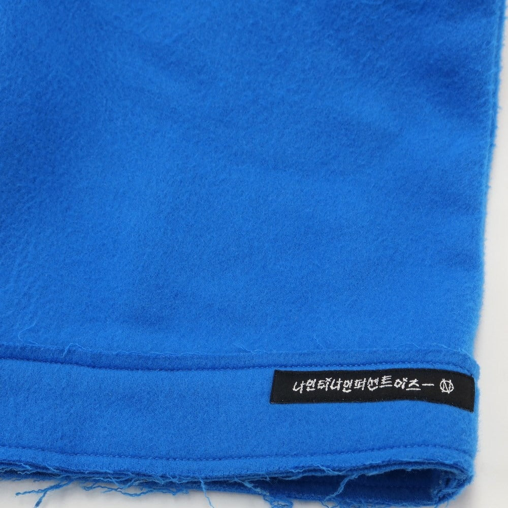 【中古】ナインティナイン パーセント イズ 99%IS- ウールナイロン 5ポケット パンツ ブルー【サイズ3】【BLU】【A/W】【状態ランクC】【メンズ】【768986】