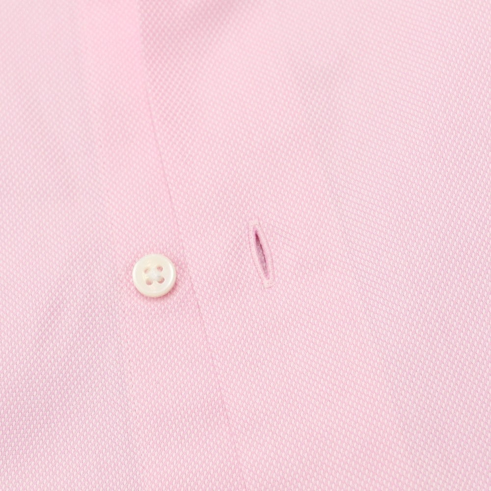 【中古】メイカーズシャツ カマクラ Makers Shirt 鎌倉 オックスフォードコットン ホリゾンタルカラー ドレスシャツ ピンク【サイズ38】【PNK】【S/S/A/W】【状態ランクB】【メンズ】【768987】