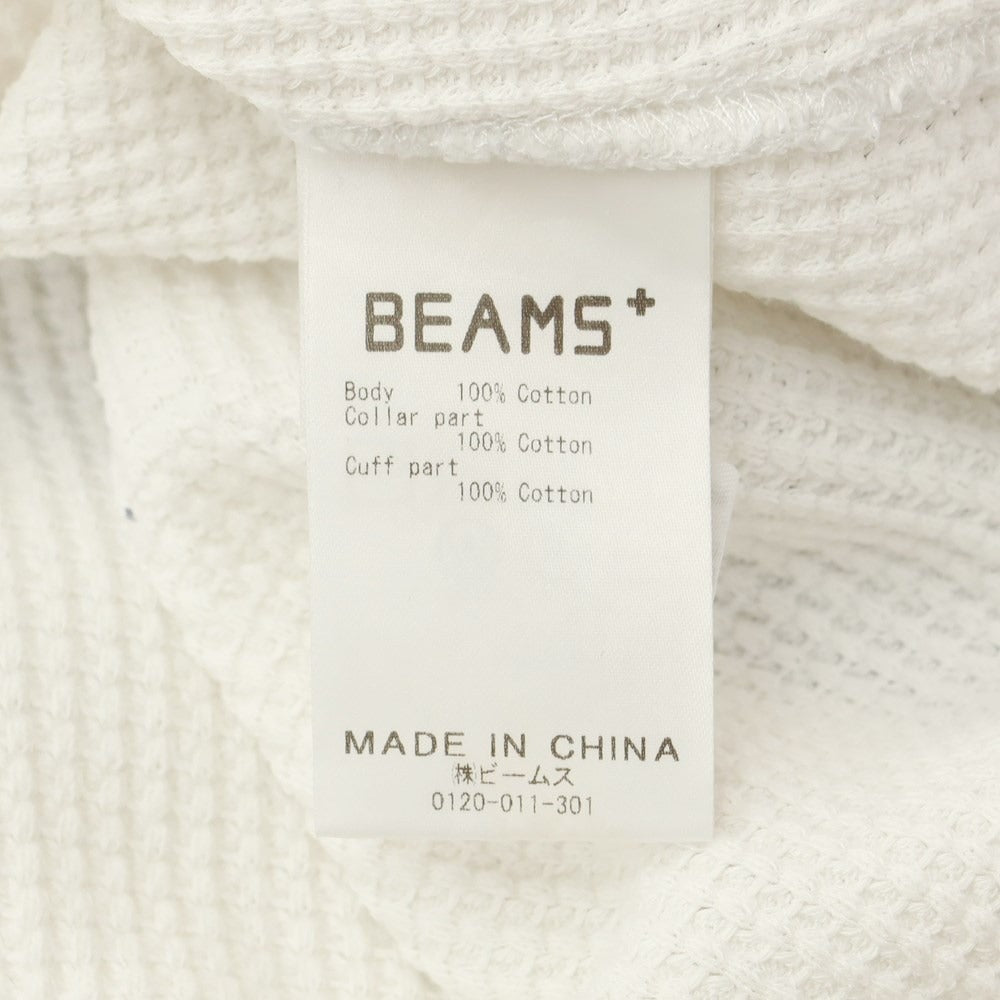 【中古】ビームスプラス BEAMS PLUS サーマルコットン 長袖Tシャツ ホワイト【サイズM】【WHT】【S/S/A/W】【状態ランクC】【メンズ】【768973】