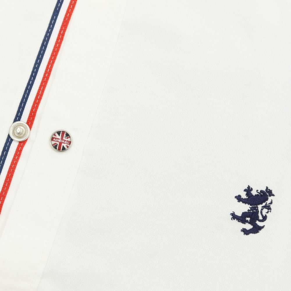 【中古】【未使用】アドミラル Admiral コットン ボタンダウン カジュアルシャツ ホワイト【サイズL】【WHT】【S/S/A/W】【状態ランクS】【メンズ】【768985】