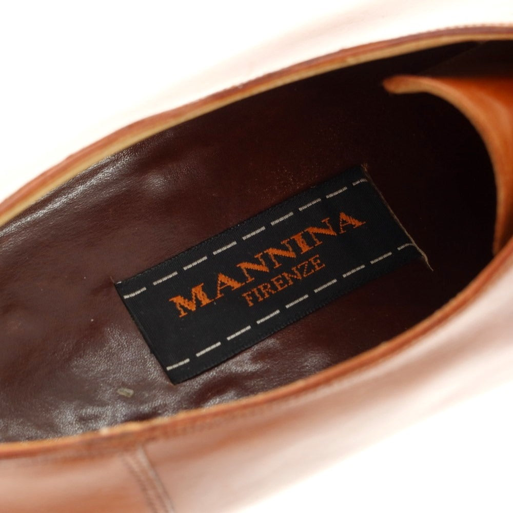 【中古】マンニーナ MANNINA ホールカット ドレスシューズ ブラウン【サイズ表記なし(6位)】【BRW】【S/S/A/W】【状態ランクB】【メンズ】【768988】