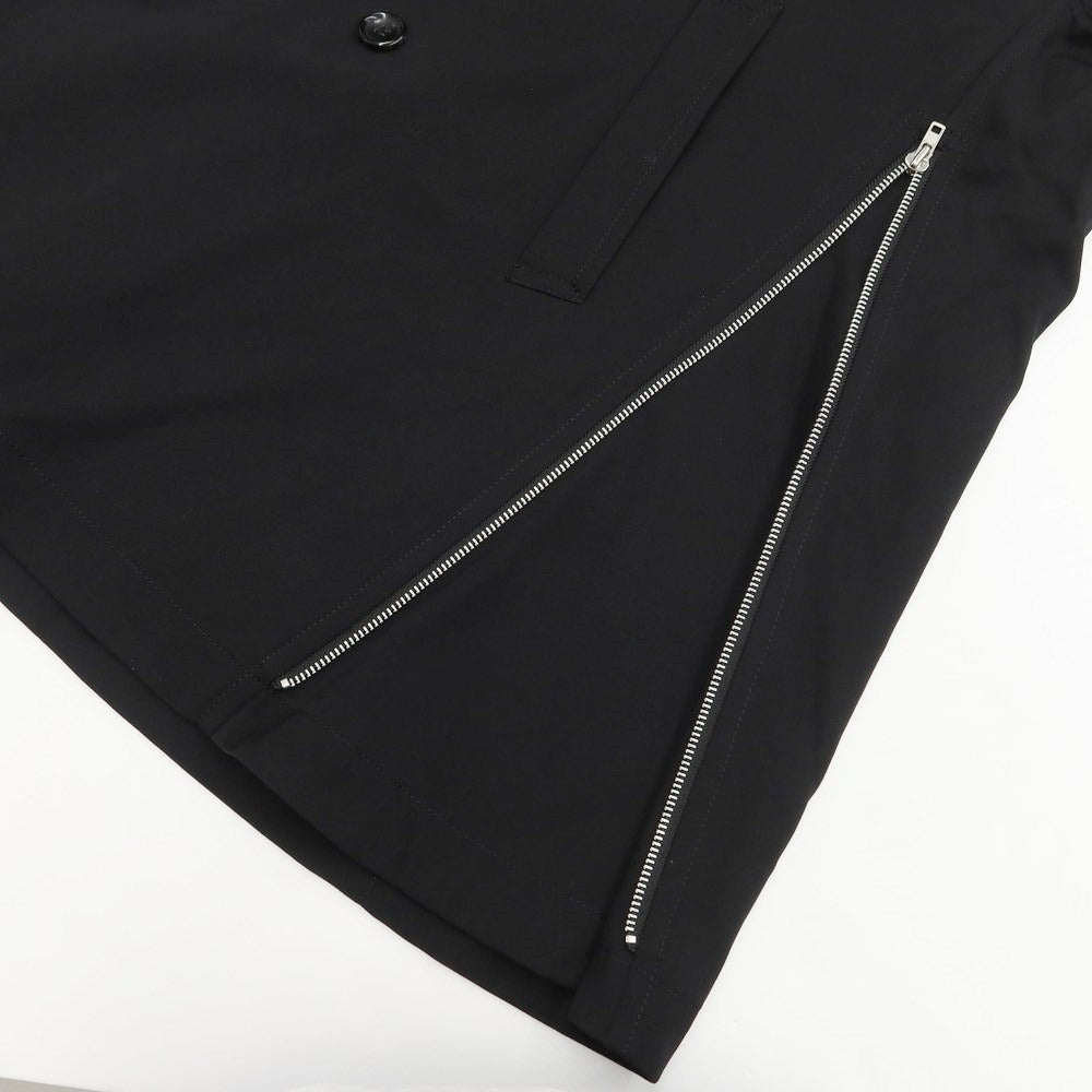 【中古】コムデギャルソンオムプリュス COMME des GARCONS HOMME PLUS 2023年春夏 ウール ダブルブレストコート ブラック【サイズXS】【BLK】【S/S】【状態ランクB】【メンズ】【768887】