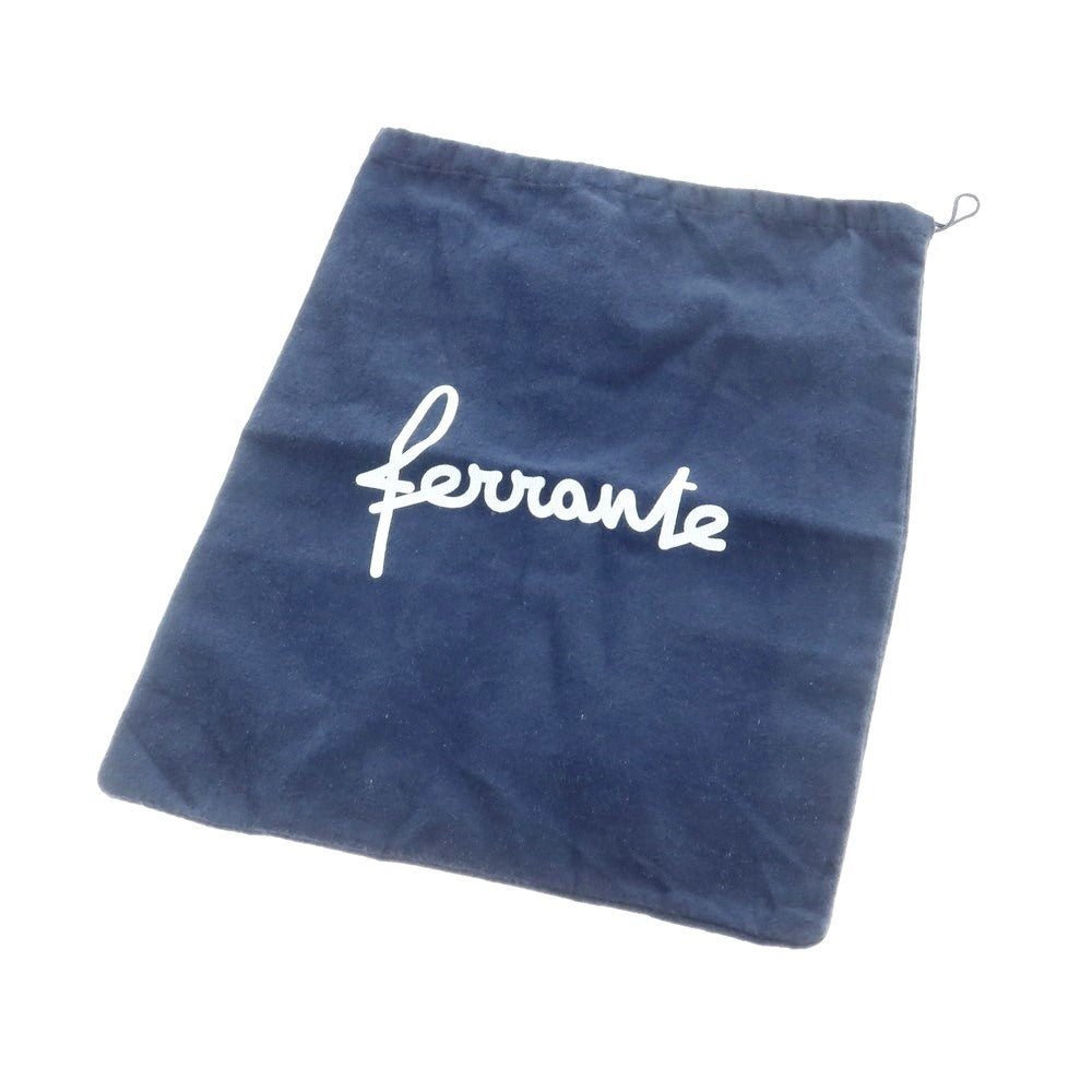 【中古】フェランテ FERRANTE スエード コインローファー ブラック【サイズ6 1/2】【BLK】【S/S/A/W】【状態ランクA】【メンズ】【768879】