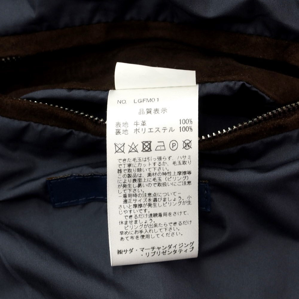【中古】メイカーズシャツ カマクラ Makers Shirt 鎌倉 スエード レザージャケット ブルゾン ブラウン【サイズ44】【BRW】【A/W】【状態ランクC】【メンズ】【768878】