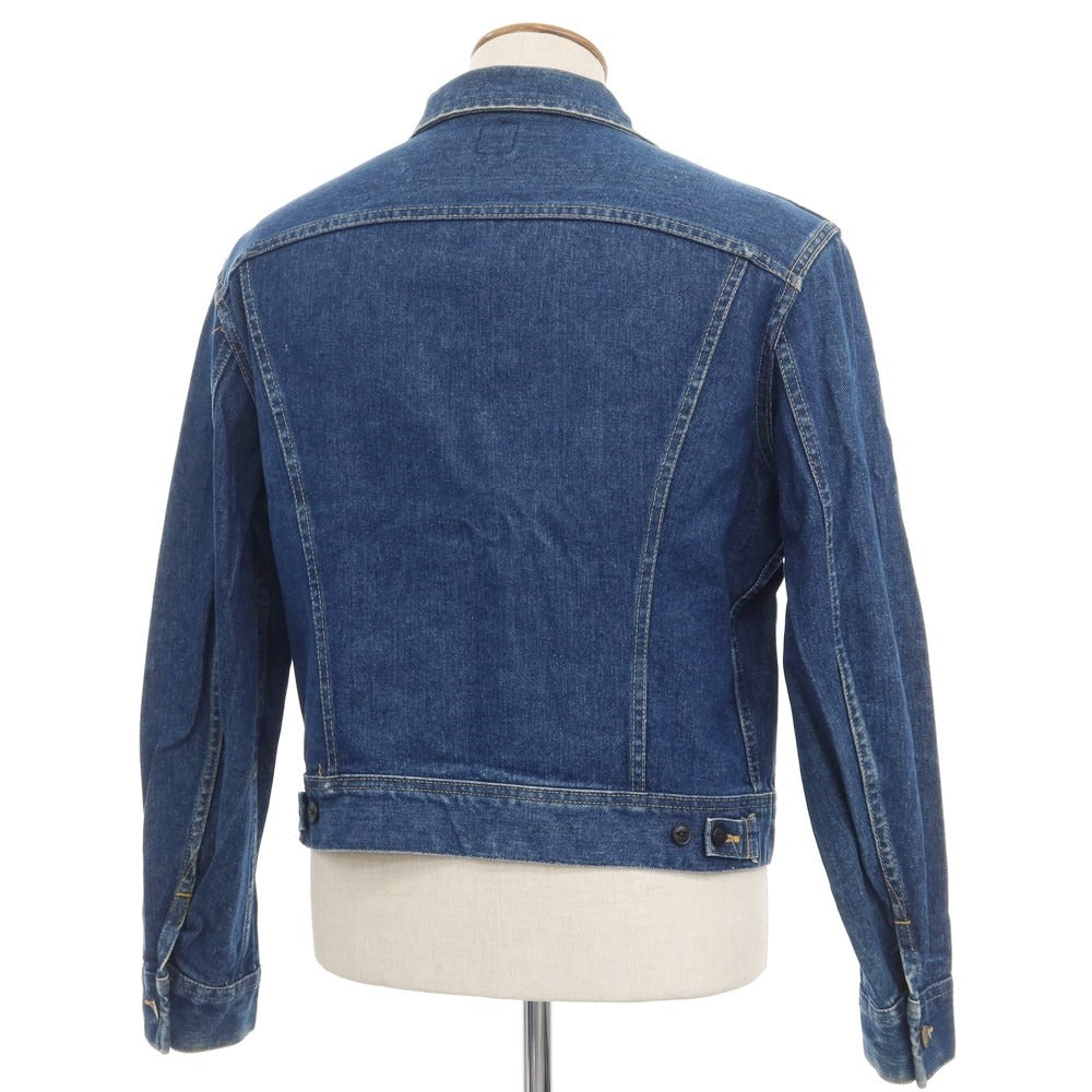 【中古】リー Lee デニムジャケット Gジャン ブルーネイビー【サイズ表記なし(M位)】【NVY】【S/S/A/W】【状態ランクC】【メンズ】【768878】