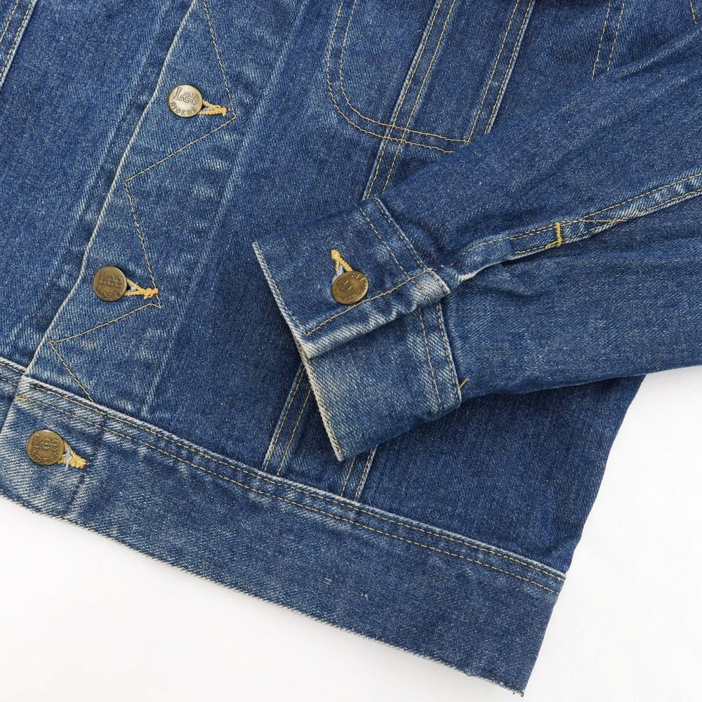 【中古】リー Lee デニムジャケット Gジャン ブルーネイビー【サイズ表記なし(M位)】【NVY】【S/S/A/W】【状態ランクC】【メンズ】【768878】