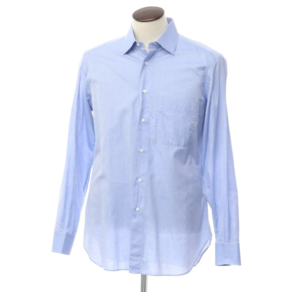 【中古】ブリオーニ Brioni コットン レギュラーカラー ドレスシャツ ブルー【サイズ41】【BLU】【S/S/A/W】【状態ランクD】