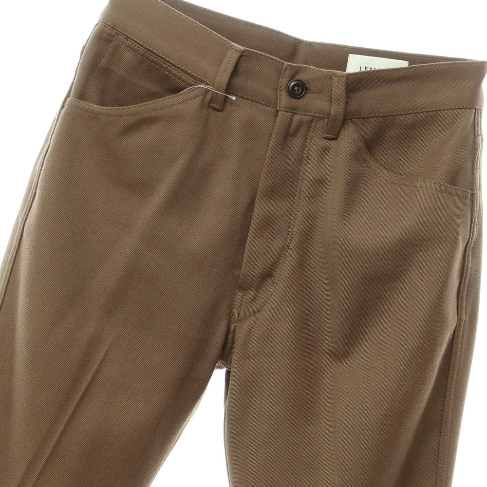 【中古】ルメール LEMAIRE ポリエステルウール ブーツカット スラックスパンツ ブラウン【サイズ46】【BRW】【A/W】【状態ランクA】【メンズ】【768890】