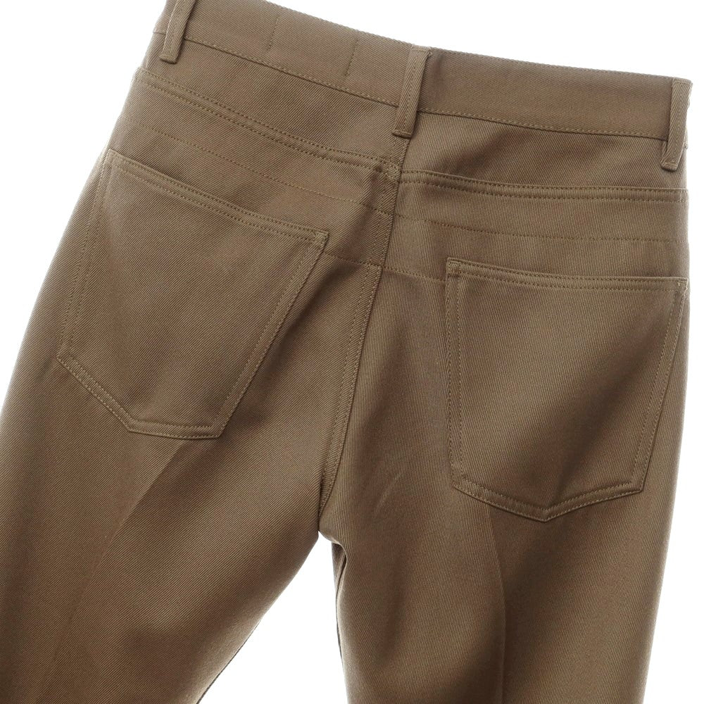 【中古】ルメール LEMAIRE ポリエステルウール ブーツカット スラックスパンツ ブラウン【サイズ46】【BRW】【A/W】【状態ランクA】【メンズ】【768890】