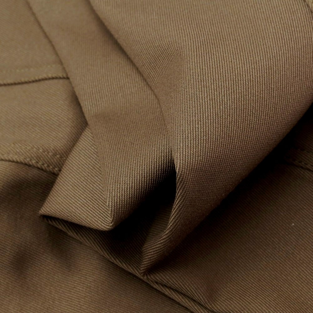 【中古】ルメール LEMAIRE ポリエステルウール ブーツカット スラックスパンツ ブラウン【サイズ46】【BRW】【A/W】【状態ランクA】【メンズ】【768890】