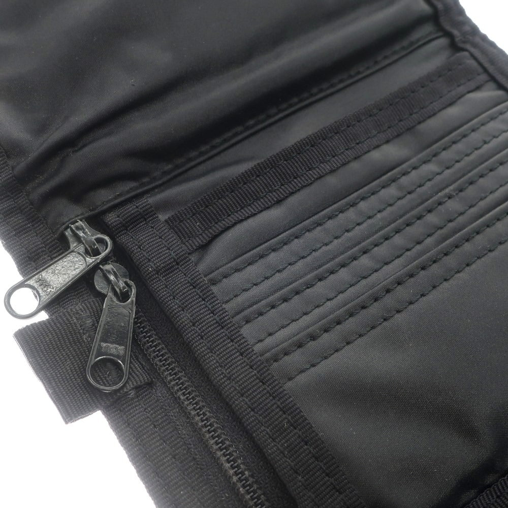 【中古】ポーター PORTER ナイロン系 三つ折り 財布 ブラック【BLK】【S/S/A/W】【状態ランクC】【メンズ】【768895】