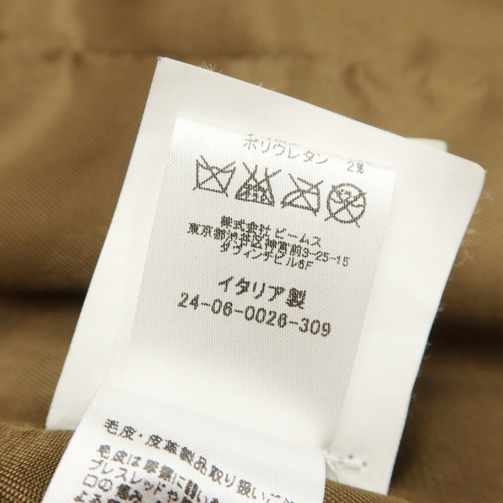 【中古】エンメティ EMMETI ゴートスエード レザー 中綿 ベスト ブラウン【サイズ46】【BRW】【A/W】【状態ランクC】【メンズ】【768872】