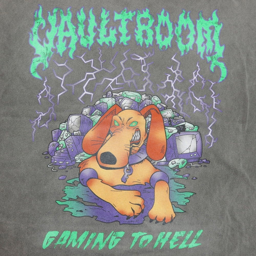 【中古】ボルトルーム vaultroom コットン 半袖 クルーネック Tシャツ グレー【サイズXL】【GRY】【S/S】【状態ランクA】【ユニセックス】【768886】