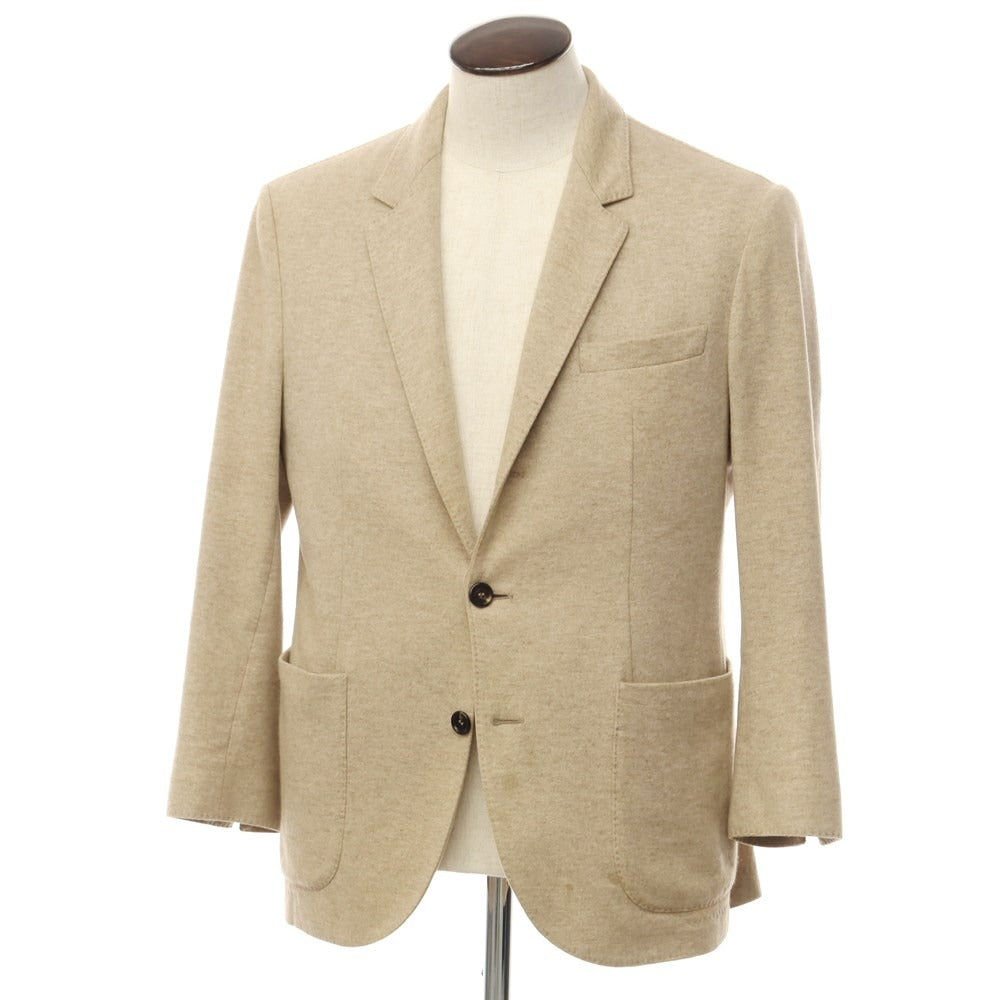 【中古】ブルネロクチネリ Brunello Cucinelli カシミヤ 3B カジュアルジャケット ベージュ【サイズ48】【BEI】【A/