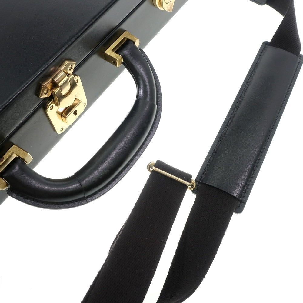 【中古】匠乃固鞄 たくみのトランク Takumi no trunk オーダーメイド レザー アタッシュケース ブラック【 状態ランクB 】【 メンズ 】