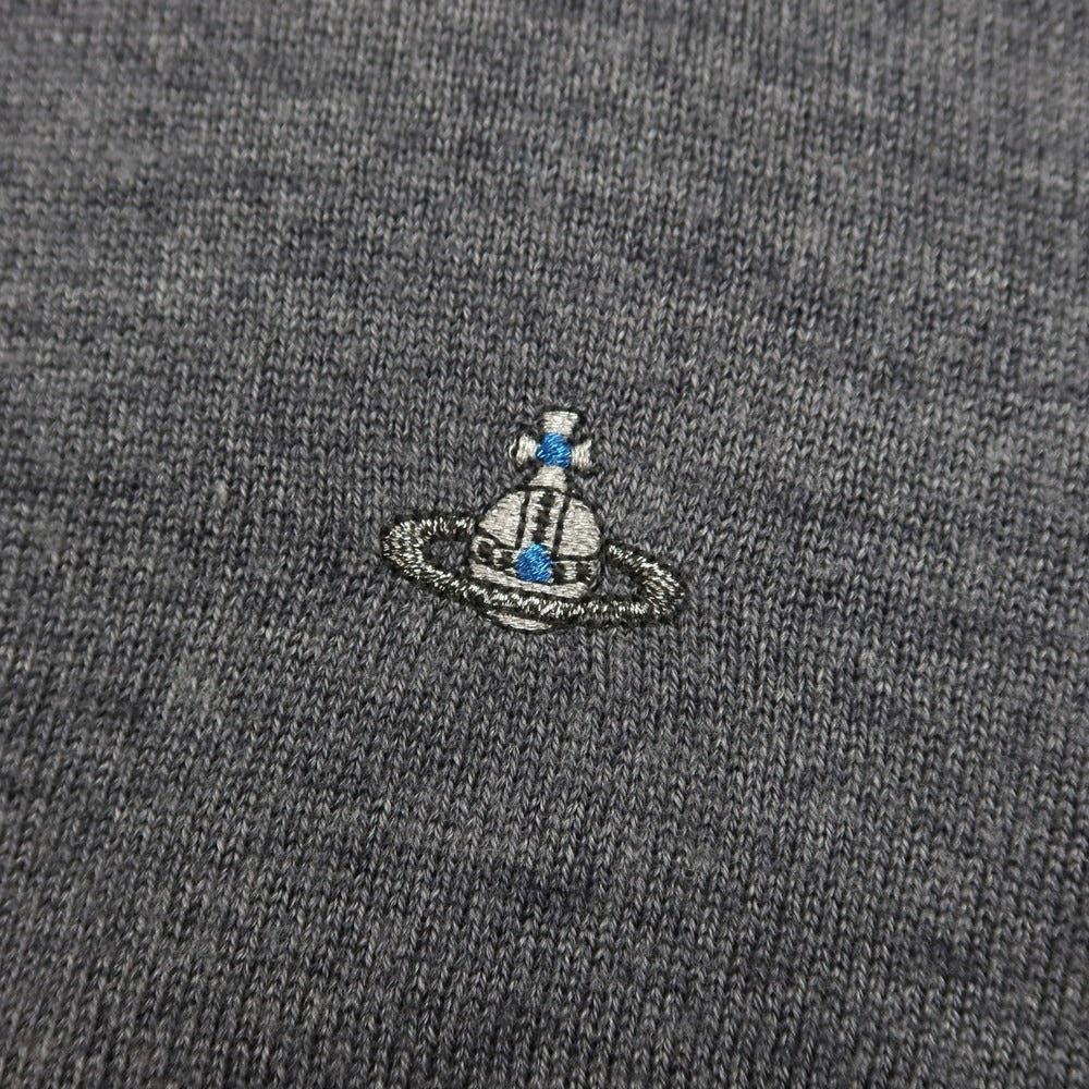 【中古】ヴィヴィアンウエストウッドマン Vivienne WestwoodMAN ウールアクリル ニット カーディガン グレー【サイズ44】【GRY】【A/W】【状態ランクC】【メンズ】【768885】