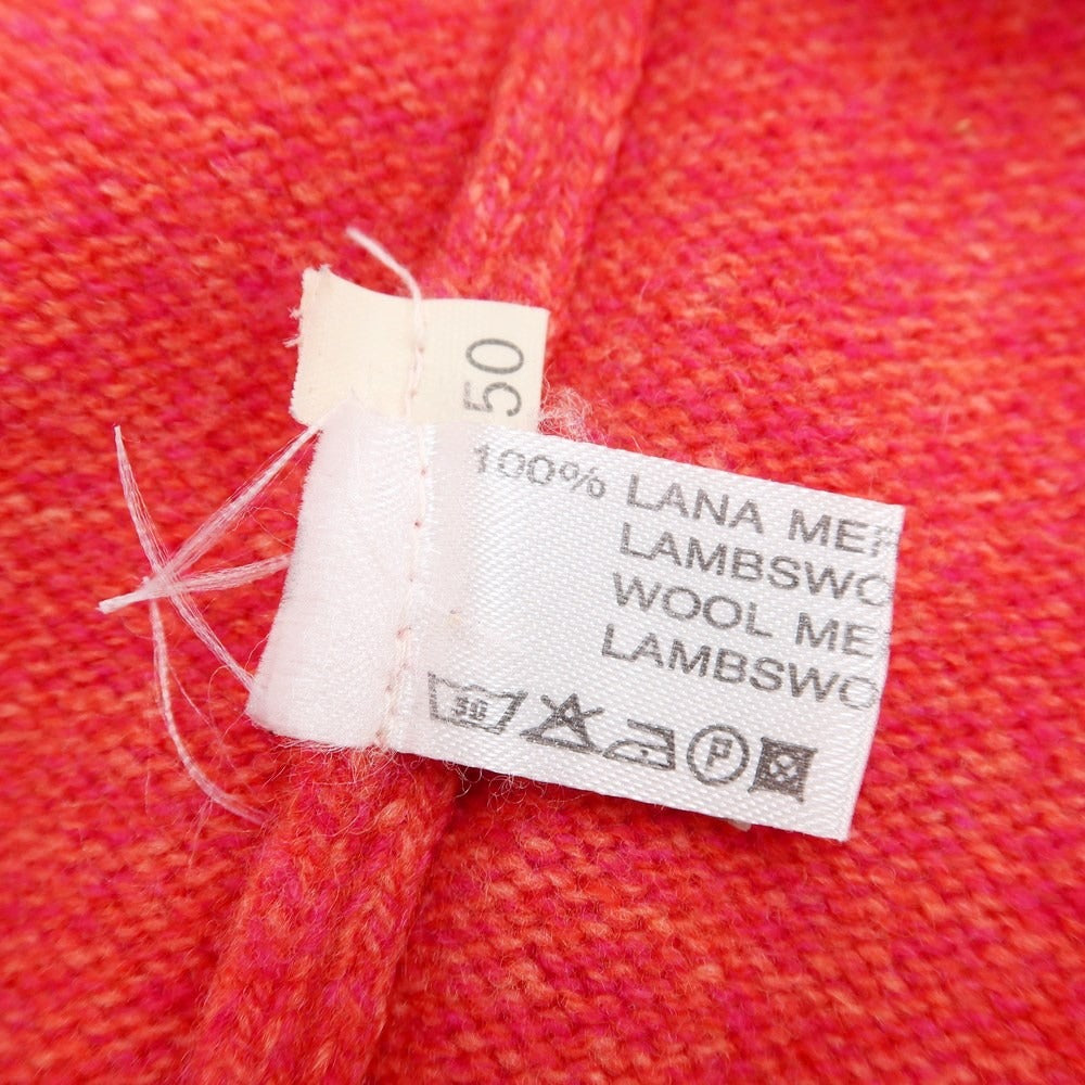 【中古】ファルコネリ Falconeri ウール ハーフジップ プルオーバーニット レッド【サイズ50】【RED】【A/W】【状態ランクC】【メンズ】【768885】