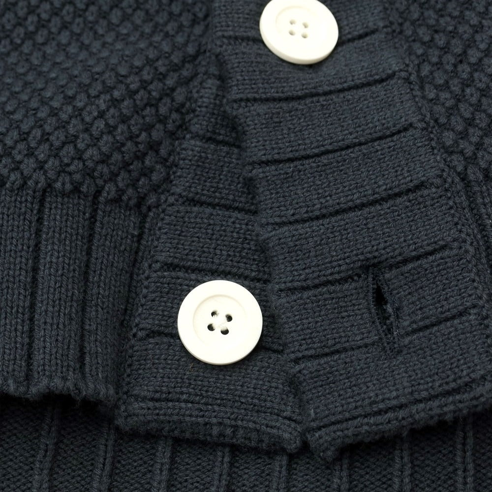 【中古】ミューズ MUZE × EMPTY SETT コットンアクリル ニット カーディガン ダークグリーン【サイズ2】【GRN】【S/S/A/W】【状態ランクB】【メンズ】【768879】