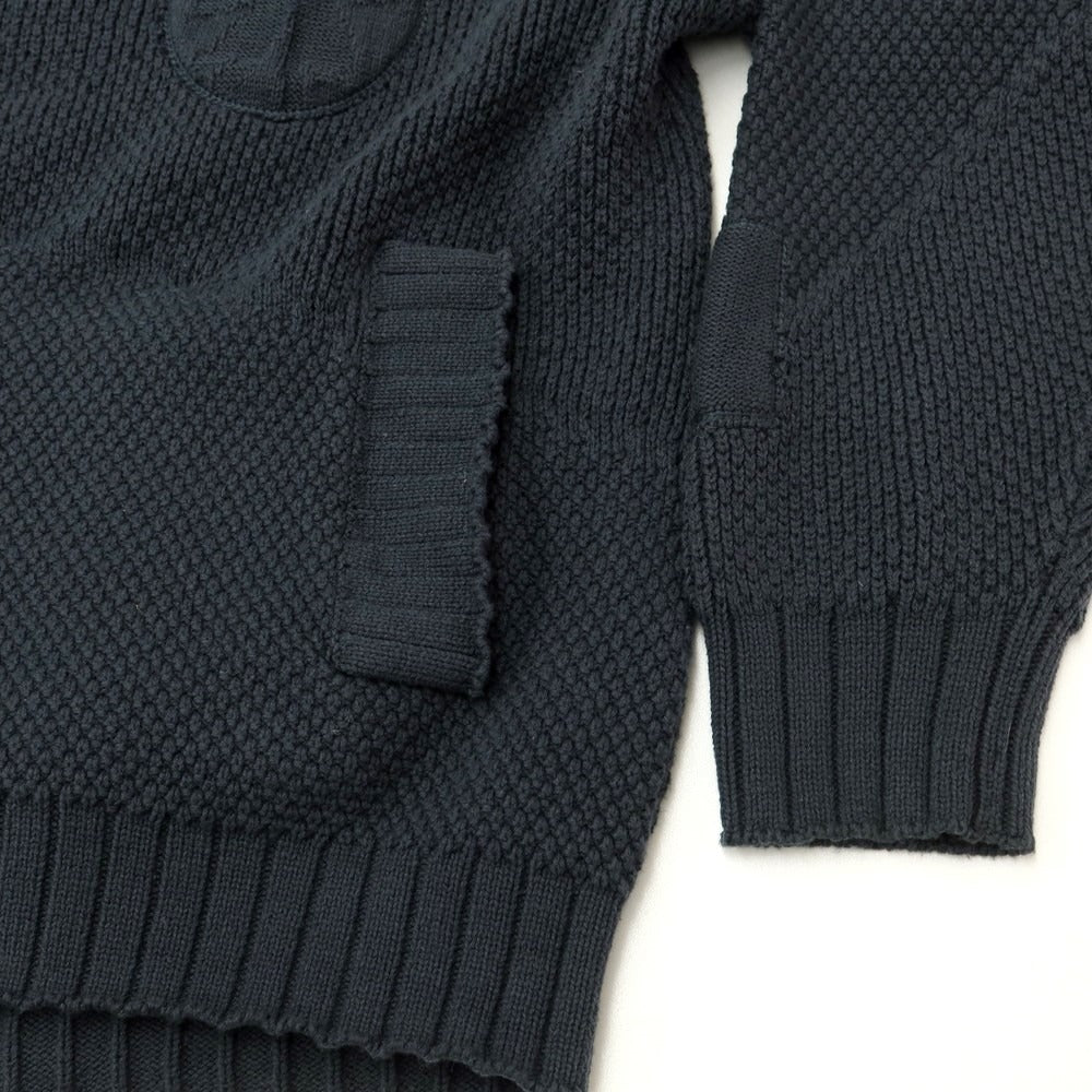 【中古】ミューズ MUZE × EMPTY SETT コットンアクリル ニット カーディガン ダークグリーン【サイズ2】【GRN】【S/S/A/W】【状態ランクB】【メンズ】【768879】