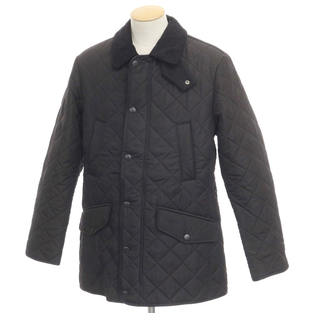 【中古】【未使用】バーブァー バブアー Barbour ポリエステル フリース キルティングブルゾン ブラック【サイズS】【BLK】【A/W