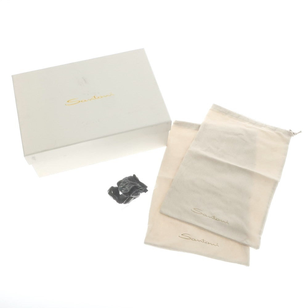 【中古】サントーニ Santoni レザー ハイカット スニーカー ダークブラウン【サイズ5 1/2】【BRW】【S/S/A/W】【状態ランクA】【メンズ】【768788】