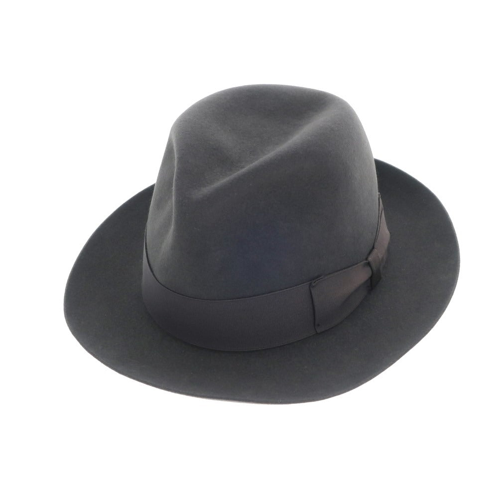 中古】ボルサリーノ Borsalino ラビットファー 中折れハット