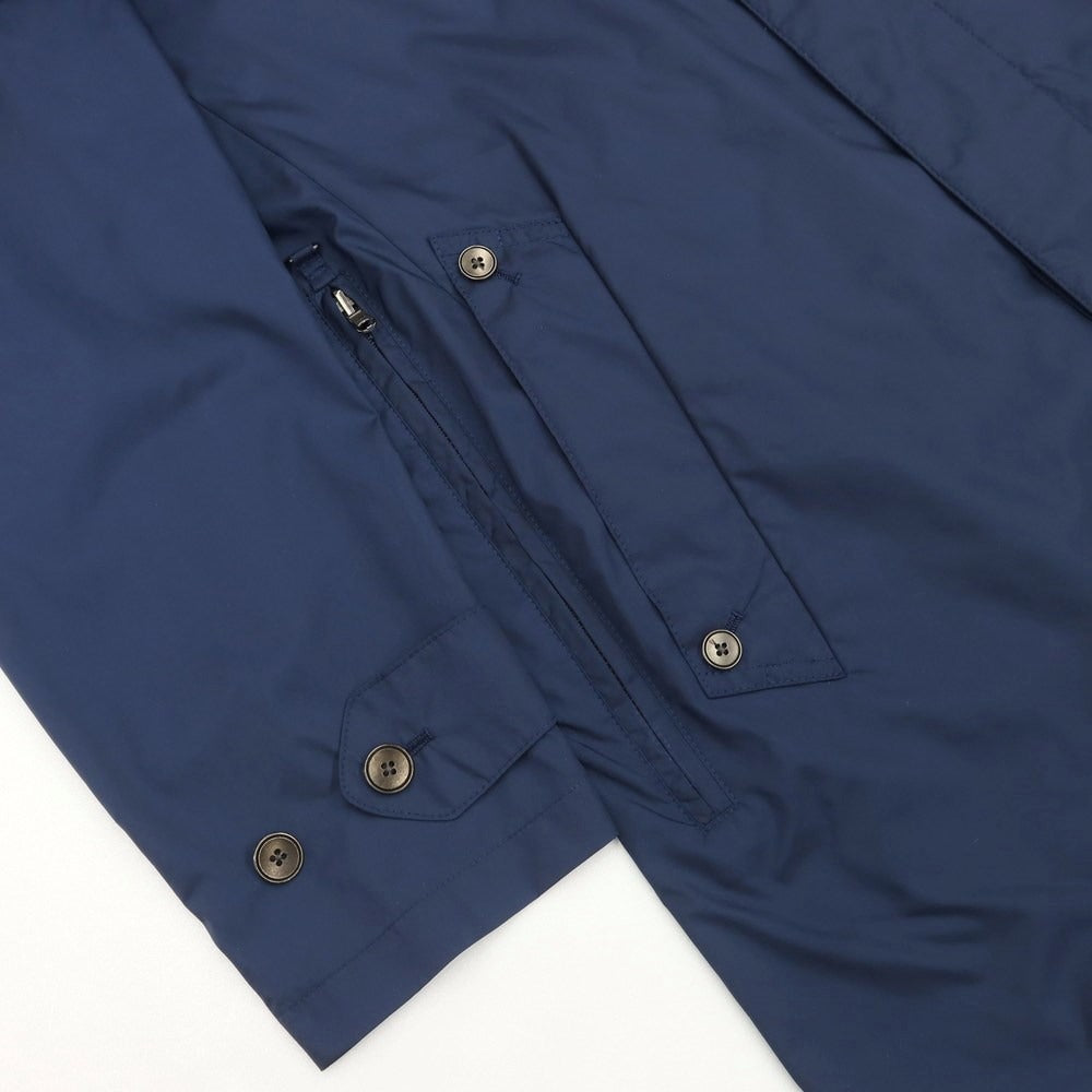 【中古】フランコ プリンツィバリー FRANCO PRINZIVALLI ポリエステル ステンカラーコート ネイビーブルー【 44 】【 状態ランクB 】【 メンズ 】