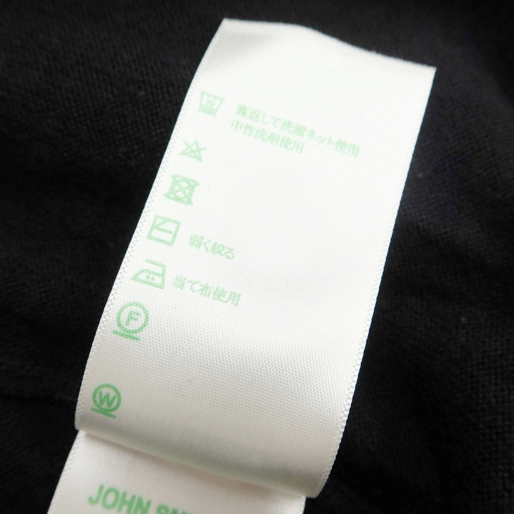 【中古】ジョンスメドレー JOHN SMEDLEY ウール ニット カーディガン ブラック【サイズS】【BLK】【A/W】【状態ランクB】【メンズ】【768869】