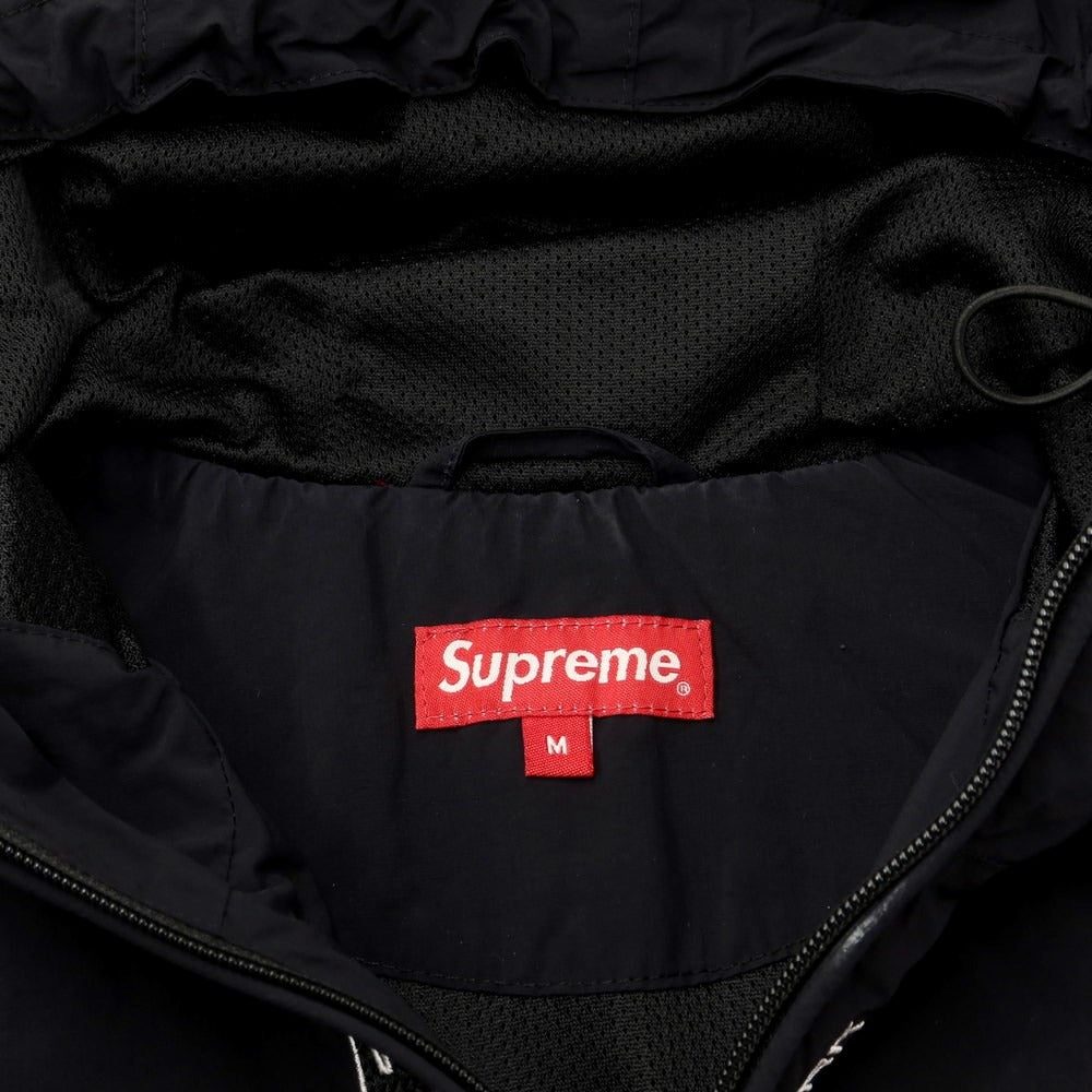 【中古】シュプリーム Supreme 2022年秋冬 Paneled Half Zip Pullover ナイロン プルオーバー シェルジャケット アノラックパーカー ブラック【サイズM】【BLK】【S/S】【状態ランクC】【メンズ】【768874】