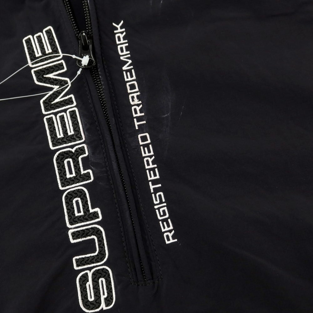 【中古】シュプリーム Supreme 2022年秋冬 Paneled Half Zip Pullover ナイロン プルオーバー シェルジャケット アノラックパーカー ブラック【サイズM】【BLK】【S/S】【状態ランクC】【メンズ】【768874】