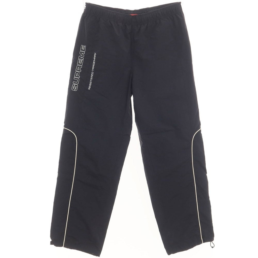 【中古】シュプリーム Supreme 2022年秋冬 Paneled Track Pant ポリエステルナイロン トラックパンツ ブラック【