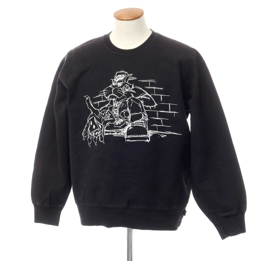 【中古】シュプリーム Supreme 2021年秋冬 Dice Crewneck クルーネックスウェット ブラック【サイズM】【BLK】【A