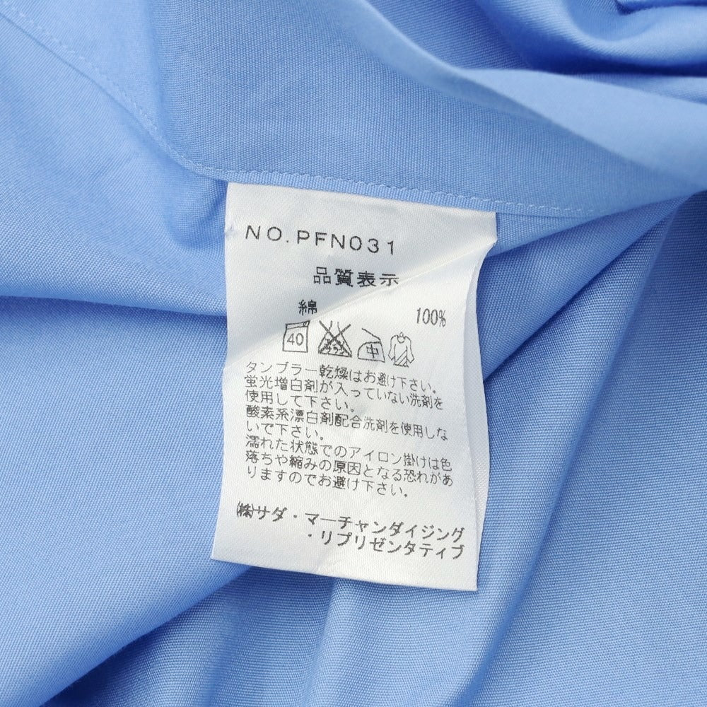 【中古】メイカーズシャツ カマクラ Makers Shirt 鎌倉 コットン セミワイドカラー ドレスシャツ ブルー【サイズ40】【BLU】【S/S/A/W】【状態ランクC】【メンズ】【768793】