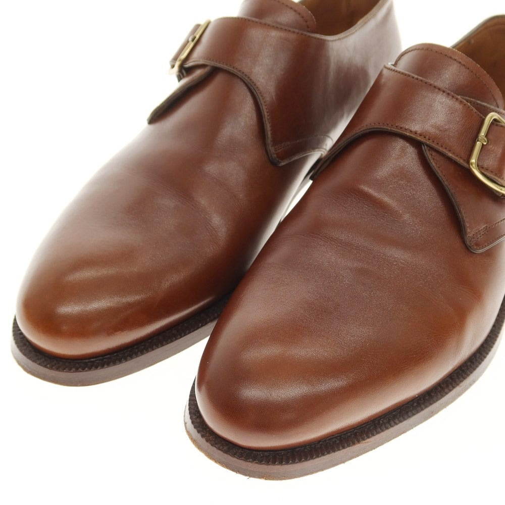 【中古】ボノーラ BONORA 1234 シングルモンク ドレスシューズ ブラウン【サイズ5】【BRW】【S/S/A/W】【状態ランクB】【メンズ】【768782】