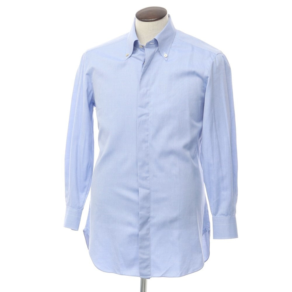 【中古】キートン Kiton su misura コットン ボタンダウン ドレスシャツ ブルー【サイズ－】【BLU】【S/S/A/W】【状態