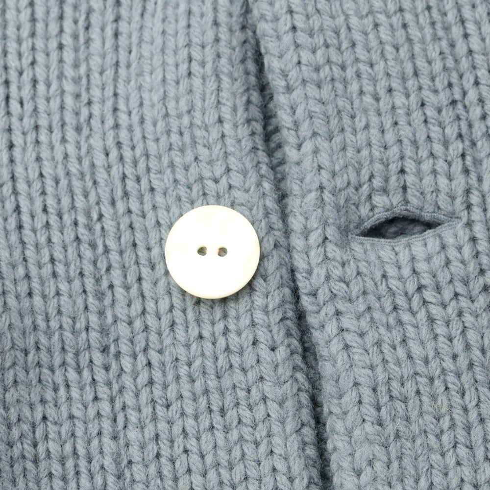 【中古】クーキー ズー KOOKY ZOO 2023年秋冬 JUVENILE KNIT BLOUSON ローゲージウール ニットブルゾン ライトダスティブルー【 1 】【 状態ランクB 】【 メンズ 】