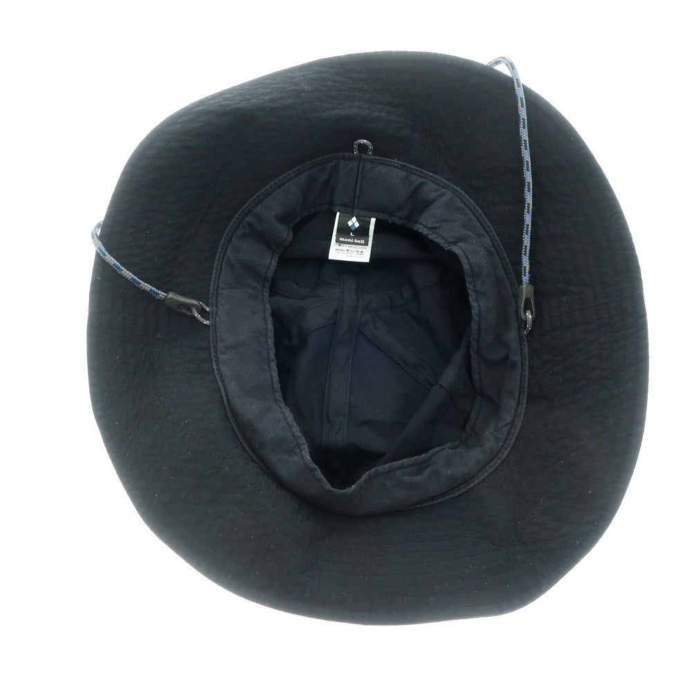【中古】モンベル mont-bell ナイロン バケットハット 帽子 ブラック【サイズL】【BLK】【S/S/A/W】【状態ランクB】【メンズ】【768780】
