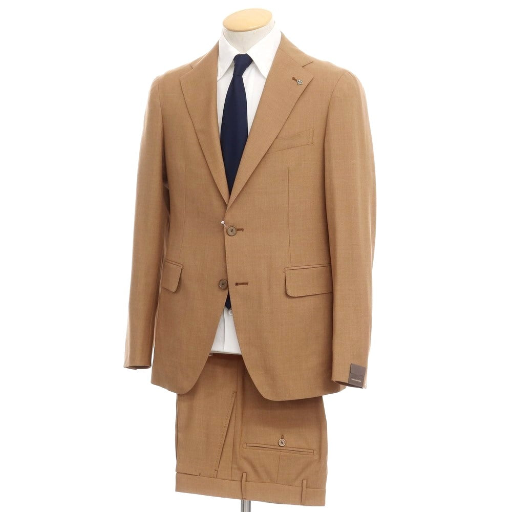 TAGLIATORE ブラウン ウールシルク スーツ 44