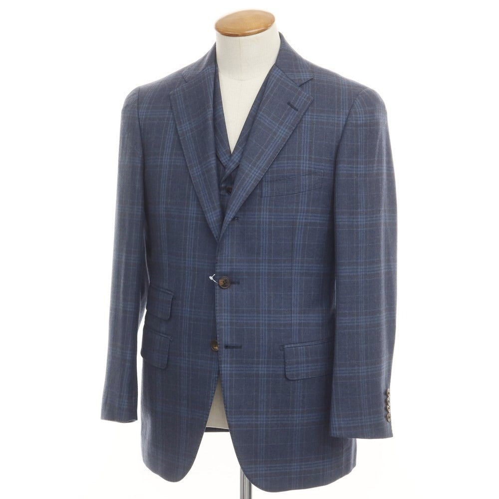 中古】ドーメル DORMEUIL ウール テーラードジャケット ジレベスト