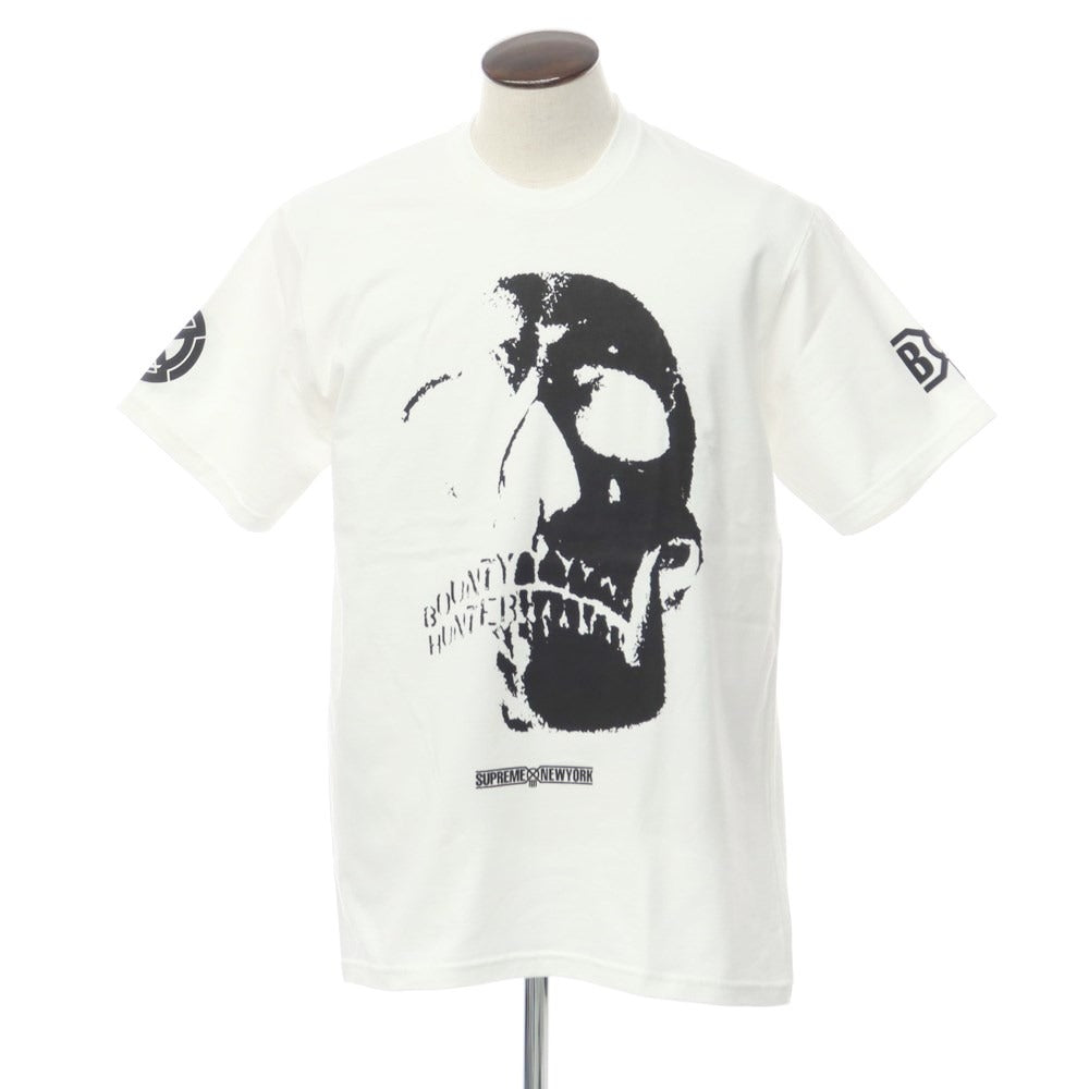 【中古】シュプリーム Supreme 2023年秋冬 Bounty Hunter Skulls Tee 半袖Ｔシャツ ホワイト【 L 】【