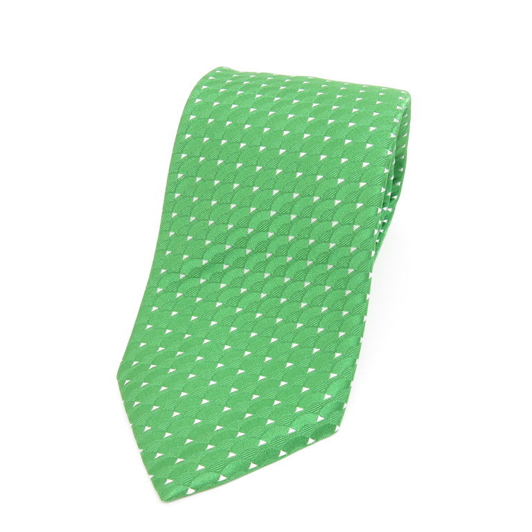 [New] Altea 3-fold silk tie, green [GRN] [S/S/A/W] [Condition rank N] [Men&