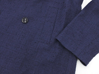 [Used] MP di MASSIMO PIOMBO Linen silk shawl collar Chesterfield coat Navy [Size 48] [NVY] [A/W] [Condition Rank B] ​​[Men&