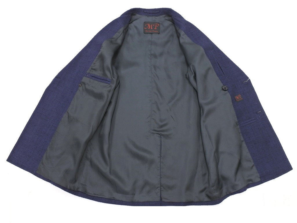 [Used] MP di MASSIMO PIOMBO Linen silk shawl collar Chesterfield coat Navy [Size 48] [NVY] [A/W] [Condition Rank B] ​​[Men&