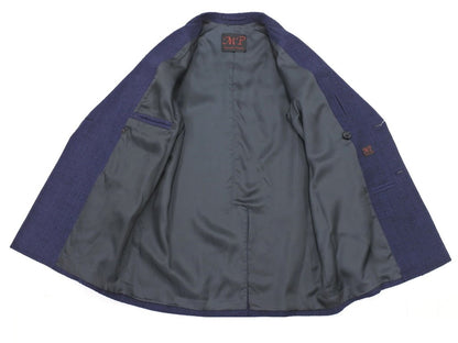 [Used] MP di MASSIMO PIOMBO Linen silk shawl collar Chesterfield coat Navy [Size 48] [NVY] [A/W] [Condition Rank B] ​​[Men&