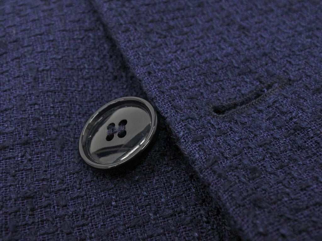 [Used] MP di MASSIMO PIOMBO Linen silk shawl collar Chesterfield coat Navy [Size 48] [NVY] [A/W] [Condition Rank B] ​​[Men&